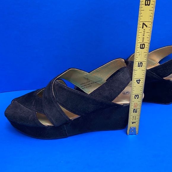 Final Price! Caspita Vintage Black Suede Platform - Picture 8 of 9